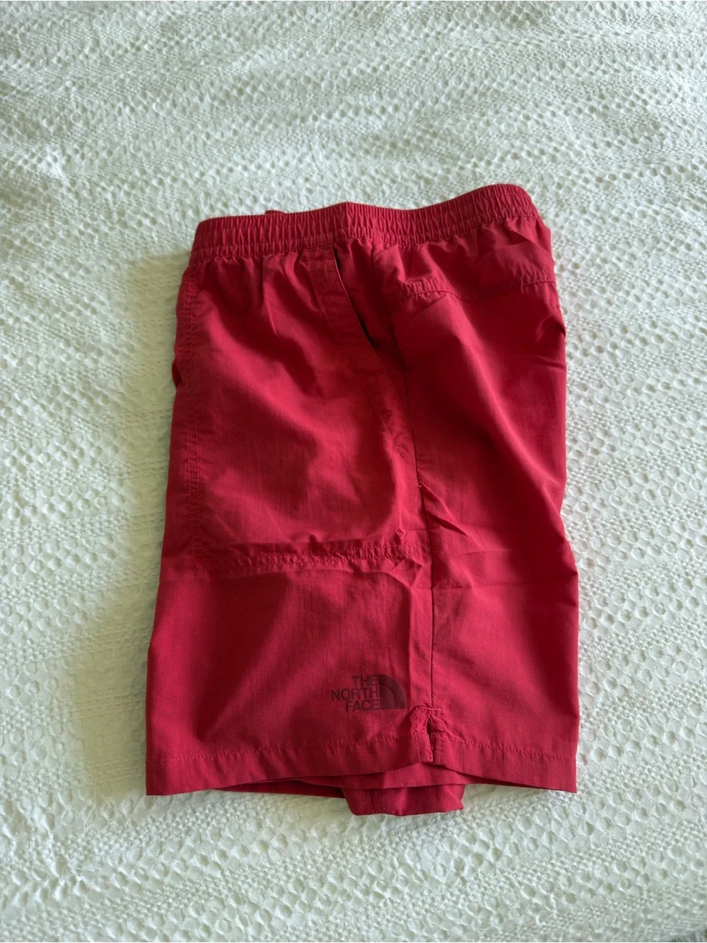 North Face Men's Red Swim Trunks